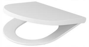Cersanit Larga Oval, scaun Slim duroplast antibacterian, alb, K98-0229