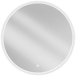 Mexen Erg, oglindă de baie rotundă cu iluminare din spate cu LED 90 cm, 6000 K, placa de încălzire anti-aburire, 9823-090-090-611-00