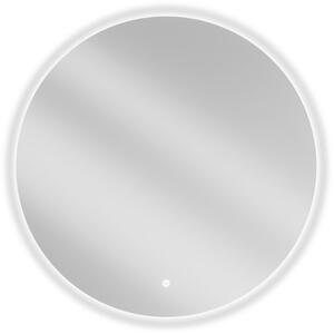 Mexen Erg, oglindă de baie rotundă cu iluminare din spate LED 80 cm, 6000 K, pernă de încălzire anti-aburire, 9823-080-080-611-00