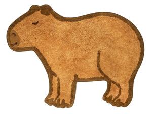 Covor pentru copii maro din bumbac 52x68 cm Capybara – Sass & Belle