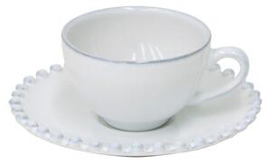 Ceașcă albă pentru espresso din gresie ceramică 90 ml Pearl – Costa Nova