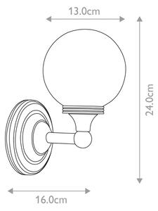 Aplică LED pentru baie Elstead BATH-AUSTEN4-PC AUSTEN 1xG9/3W/230V IP44