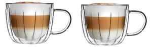 Cești 2 buc. pentru cappuccino din sticlă 350 ml Tulip – Vialli Design