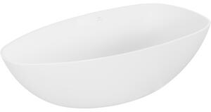Mexen Imola, cadă de sine stătătoare din conglomerat 150 x 77 cm, alb mat, 57281507600