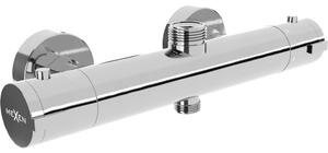 Baterie termostatica de dus Mexen KAI cu accesoriu superior, crom, 77150-00