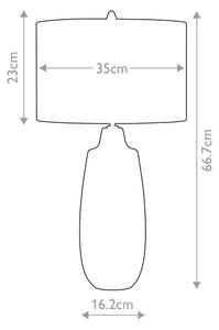 Lampă de masă Elstead NEWHAM-TL-L NEWHAM 1xE27/60W/230V