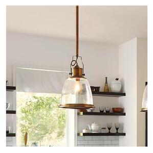 Lustră pe tijă Feiss FE-HOBSON-P-M-AB HOBSON 1xE27/60W/230V bronz