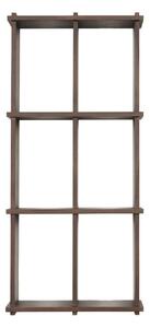 Raft în culoare naturală închisă etajat din lemn de frasin 42,5 cm Grid – OYOY Living Design