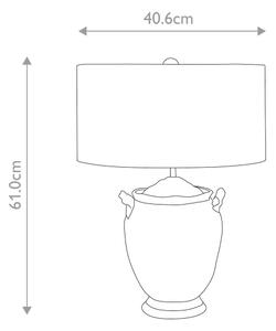 Lampă de masă Flambeau FB-JACKSON-TL JACKSON 1xE27/60W/230V