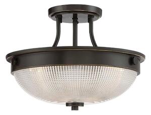 Lustră aplicată Quoizel QZ-MANTLE-SF-PN MANTLE 2xE27/60W/230V bronz