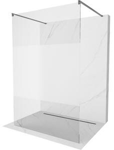Mexen Kioto, Masa de dus Walk-In 120 x 200 cm, sticla transparenta 8 mm, profil grafit, 800-120-002-66-35