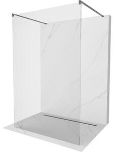 Mexen Kioto, Masa de dus Walk-In 155 x 200 cm, sticla transparenta 8 mm, profil grafit, 800-155-002-65-00