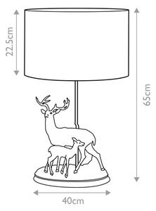 Lampă de masă Elstead DL-AMELIA-TL AMELIA 1xE27/40W/230V bronz