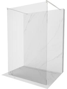 Mexen Kioto, Masa de dus Walk-In 130 x 200 cm, sticla transparenta 8 mm, profil din otel periat, 800-130-002-97-00