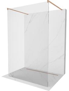 Mexen Kioto, Masa de dus Walk-In 130 x 200 cm, sticla transparenta 8 mm, profil cupru mat, 800-130-002-65-00