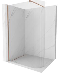 Mexen Kioto, paravan de dus walk-in 150 x 200 cm, sticla transparenta 8 mm, profil cupru mat, 800-150-101-65-06