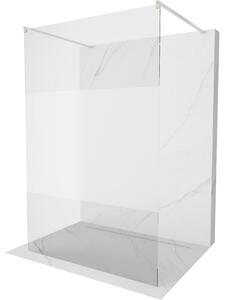 Mexen Kioto, Masa de dus Walk-In 140 x 200 cm, sticla transparenta 8 mm, profil din otel periat, 800-140-002-97-35