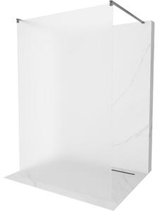 Mexen Kioto, paravan de dus walk-in 110 x 200 cm, sticla mat 8 mm, profil grafit, 800-110-002-66-30