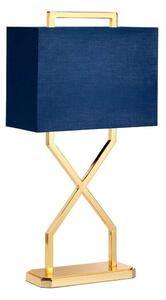 Lampă de masă Elstead CROSS-TL CROSS 1xE27/60W/230V auriu/albastru