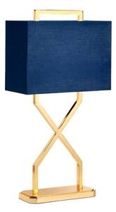 Lampă de masă Elstead CROSS-TL CROSS 1xE27/60W/230V auriu/albastru