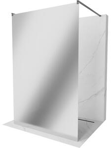 Mexen Kioto, Masa de dus Walk-In 120 x 200 cm, sticla model oglinda de 8 mm, profil grafit, 800-120-002-66-50