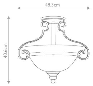 Lustră aplicată Hinkley HK-CELLO-SF CELLO 2xE27/60W/230V