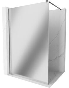 Mexen Kioto, Masa de dus Walk-In 120 x 200 cm, sticla model oglinda de 8 mm, profil grafit, 800-120-101-66-50