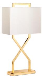 Lampă de masă Elstead CROSS-TL-IVORY CROSS 1xE27/60W/230V auriu/alb