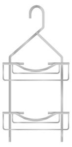 Raft pentru baie argintiu lucios de agățat din aluminiu Filaire Aluminium – douceur d'intérieur