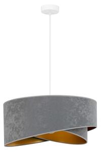 Lustră LED pe cablu Brilagi LYRA 1xE27/15W/230V gri/auriu