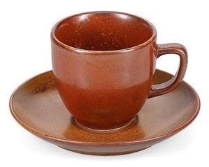 Ceașcă maro pentru cappuccino din porțelan 200 ml Ovio – BonBistro