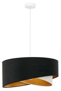 Lustră LED pe cablu Brilagi LYRA 1xE27/15W/230V negru/crem/auriu