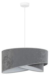 Lustră LED pe cablu Brilagi LYRA 1xE27/15W/230V gri/alb