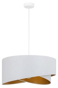 Lustră LED pe cablu Brilagi LYRA 1xE27/15W/230V alb/auriu