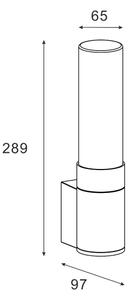 Lampă de perete de exterior Zuma Line SJ17611 WALLY 1xE27/60W/230V IP54 negru