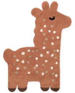 Covor pentru copii maro lavabil/țesut manual din bumbac 89x120 cm Snuggle Gino – Hanse Home