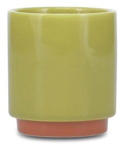 Ceașcă verde/portocalie din gresie ceramică 270 ml Duo – ONA