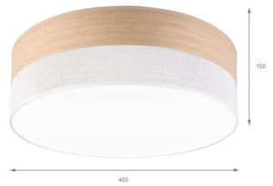 Plafonieră LED SIRJA WOOD LED/36W/230V d. 45 cm alb/stejar