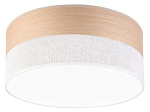 Plafonieră LED SIRJA WOOD LED/20W/230V d. 35 cm alb/stejar