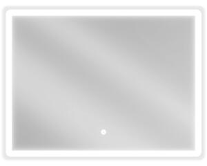 Mexen Navia, oglinda baie LED cu iluminare din spate 80 x 60 cm, 6000K, anti-aburire, 9803-080-060-611-00