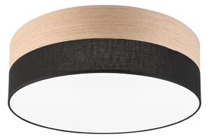 Plafonieră LED SIRJA WOOD LED/36W/230V d. 45 cm negru/stejar