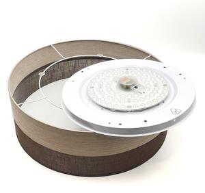 Plafonieră LED SIRJA WOOD LED/36W/230V d. 45 cm maro/stejar