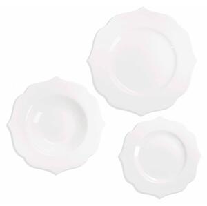 Serviciu de masă 18 buc. new bone china pentru 6 persoane Queen – Brandani