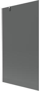 Mexen Next, paravan de baie 1 aripă 100 x 150 cm, aripă fixă, sticlă gri 6 mm, profil cromat, 895-100-000-00-40-01