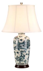 Lampă de masă Elstead BLUE-TRAD-WP-TL BLUE TRADITIONAL 1xE27/60W/230V