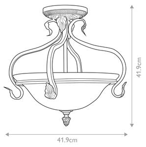 Lustră aplicată Feiss FE-SONOMAVALLEY-SF SONOMA VALLEY 3xE27/60W/230V