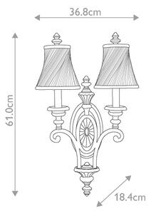 Aplică Feiss FE-DRAWING-ROOM2 DRAWING ROOM 2xE14/60W/230V
