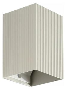 Aplică FARO 40536 SOLE 1xGU10/8W/230V gri canelat dreptunghiular