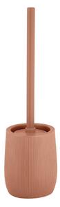 Perie de WC maro din ceramică Fablo – Wenko