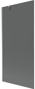 Mexen Next, paravan de baie 1 aripă 90 x 150 cm, aripă fixă, sticlă gri 6 mm, profil cromat, 895-090-000-00-40-01